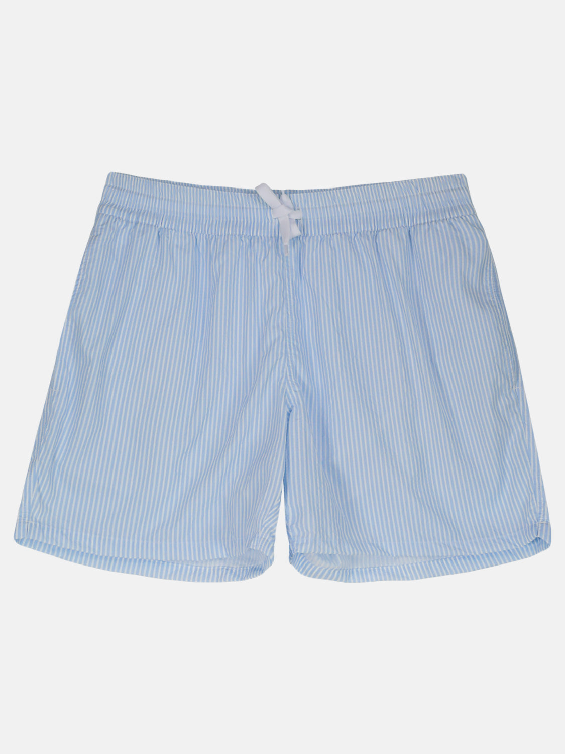 Costume Tessuto Tecnico Uomo Lacci Seersucker Azzurro