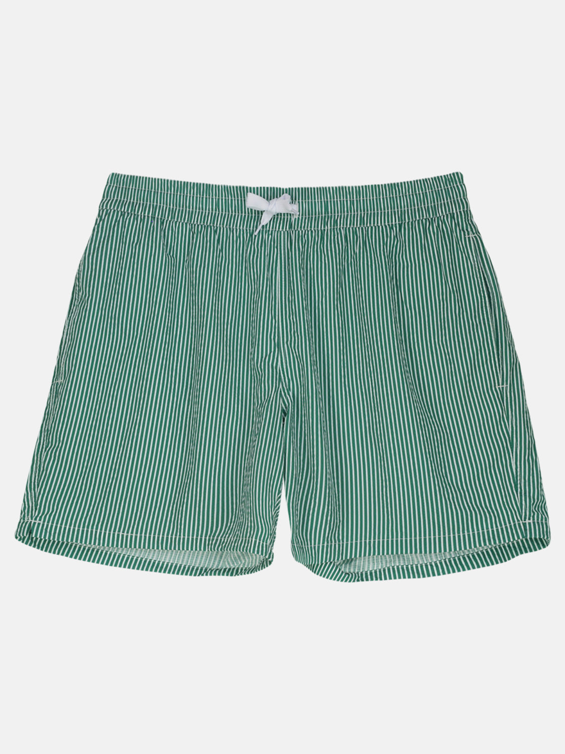 Costume Tessuto Tecnico Uomo Lacci Seersucker Verde