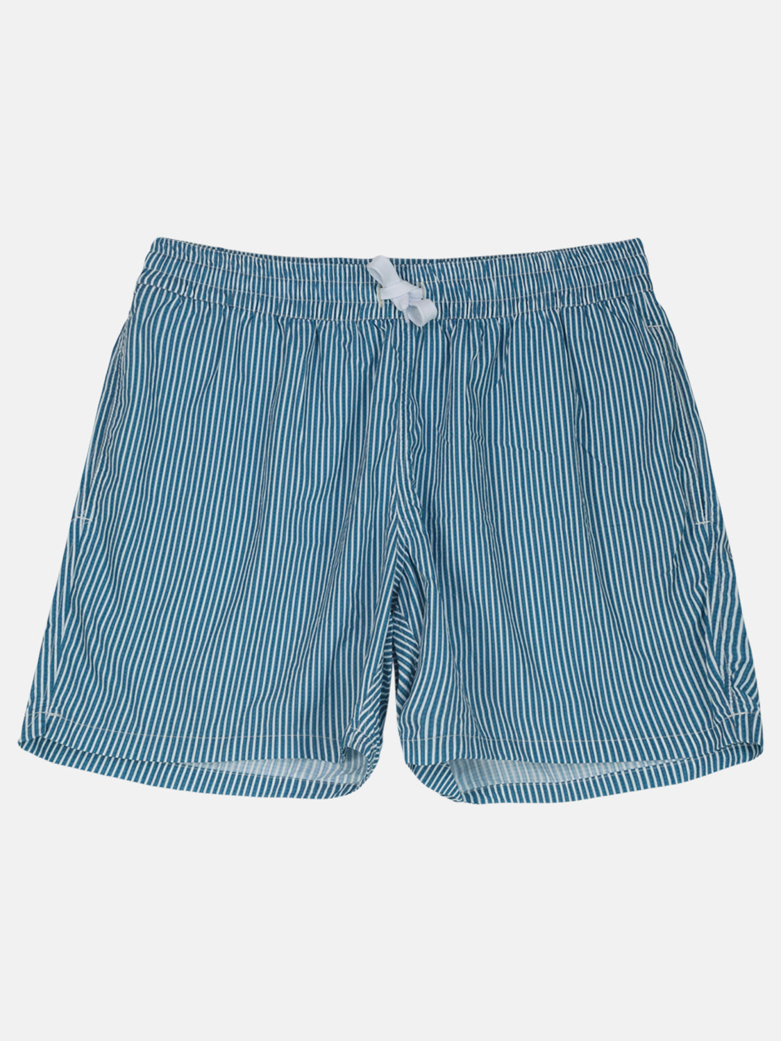 Costume Tessuto Tecnico Uomo Lacci Seersucker Petrolio