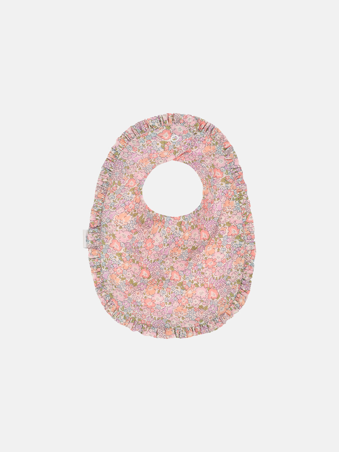 Bavaglino Neonata Spugna Liberty Michelle Rosa