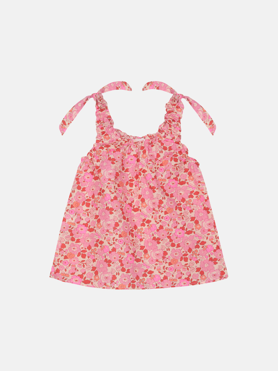 Blusa Cotone Fiocchi Liberty Betsy Fluo Fuxia