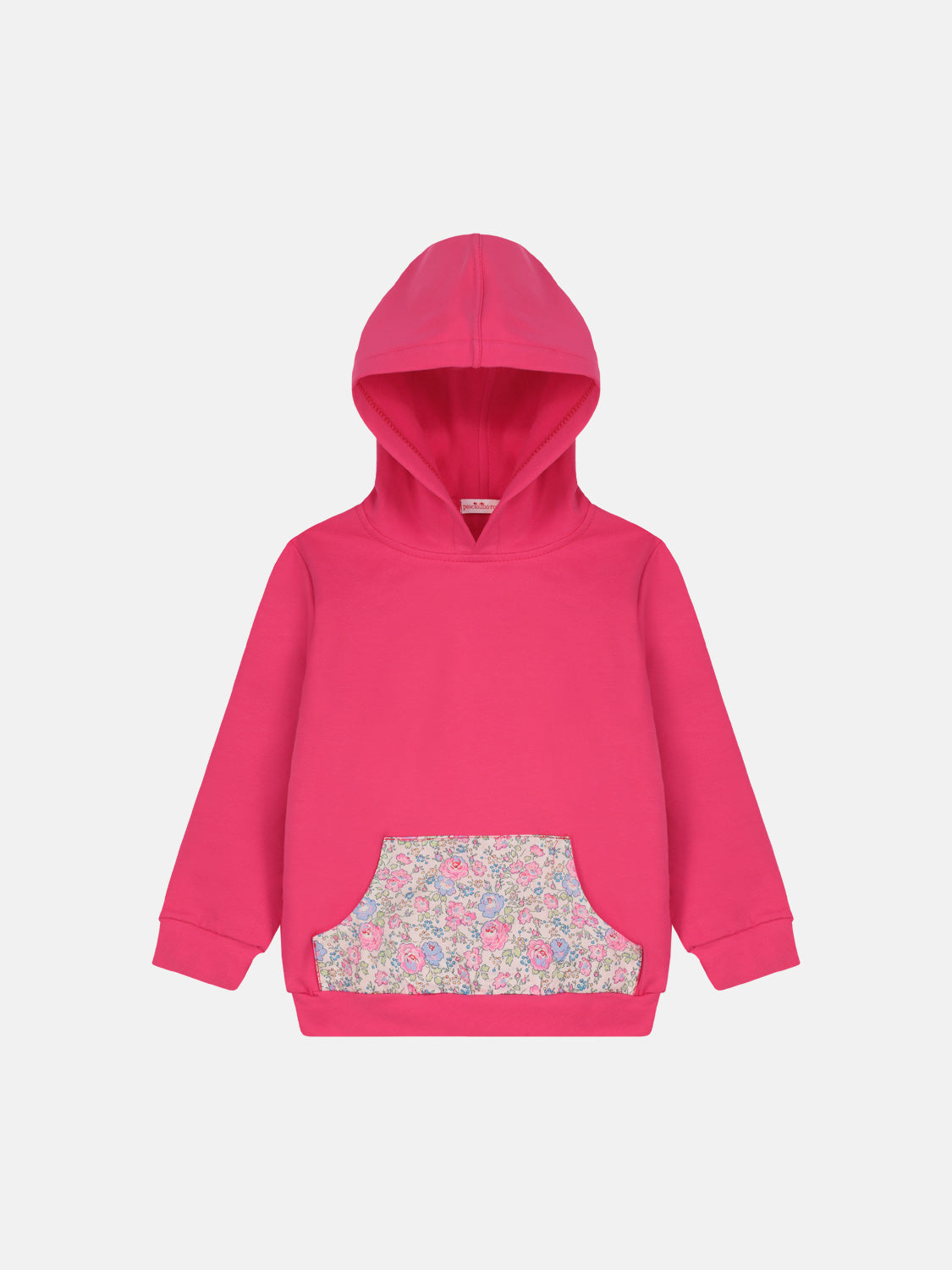 Felpa Cappuccio Fuxia New