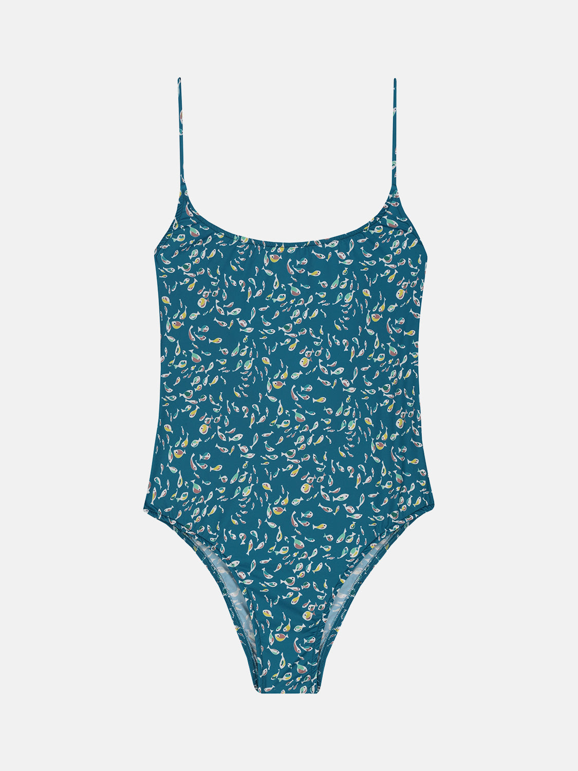 Intero classico Lycra Liberty Pesciolini Petrolio