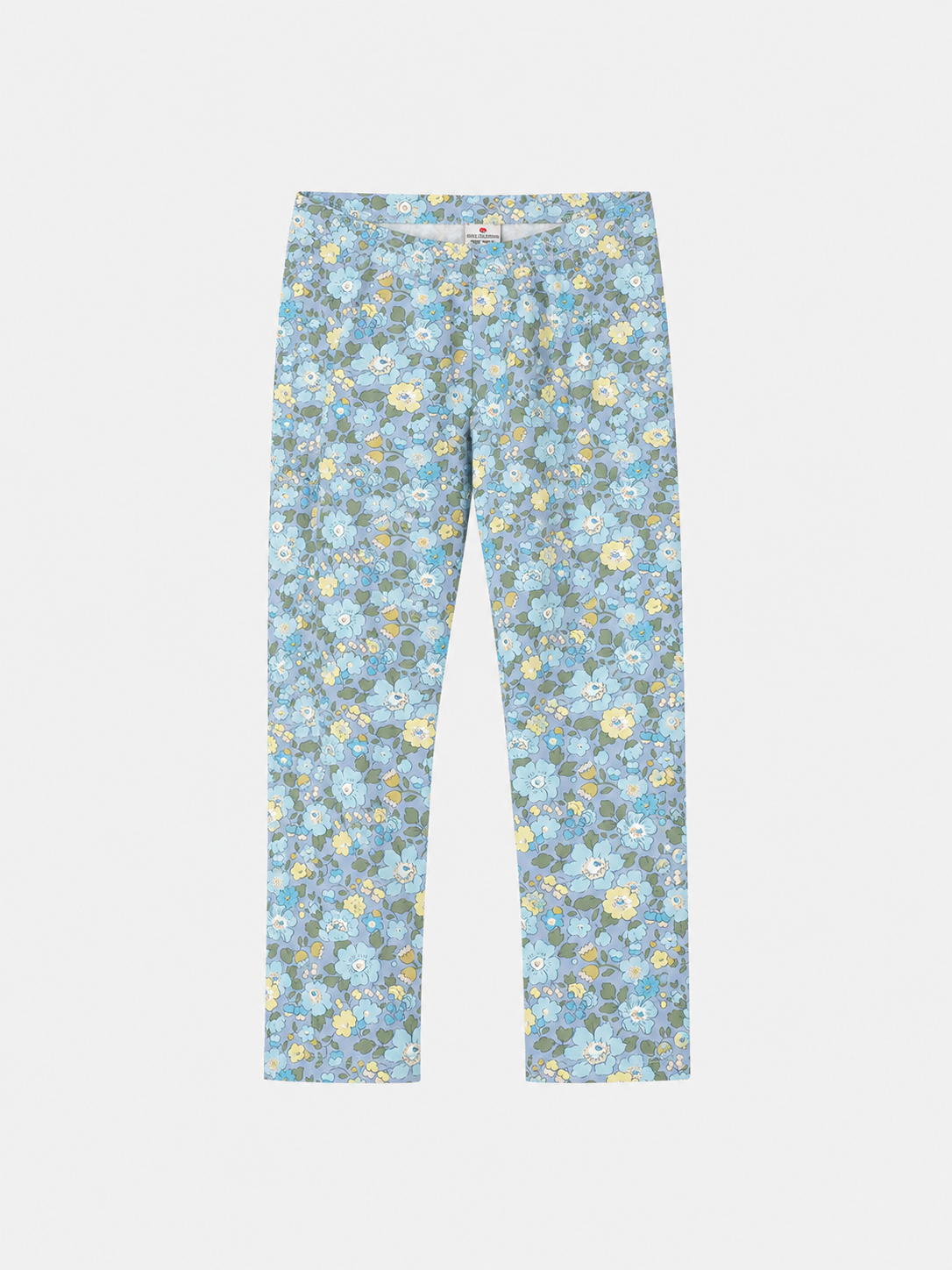 Leggings Bambina Lycra Liberty Betsy Azzurro
