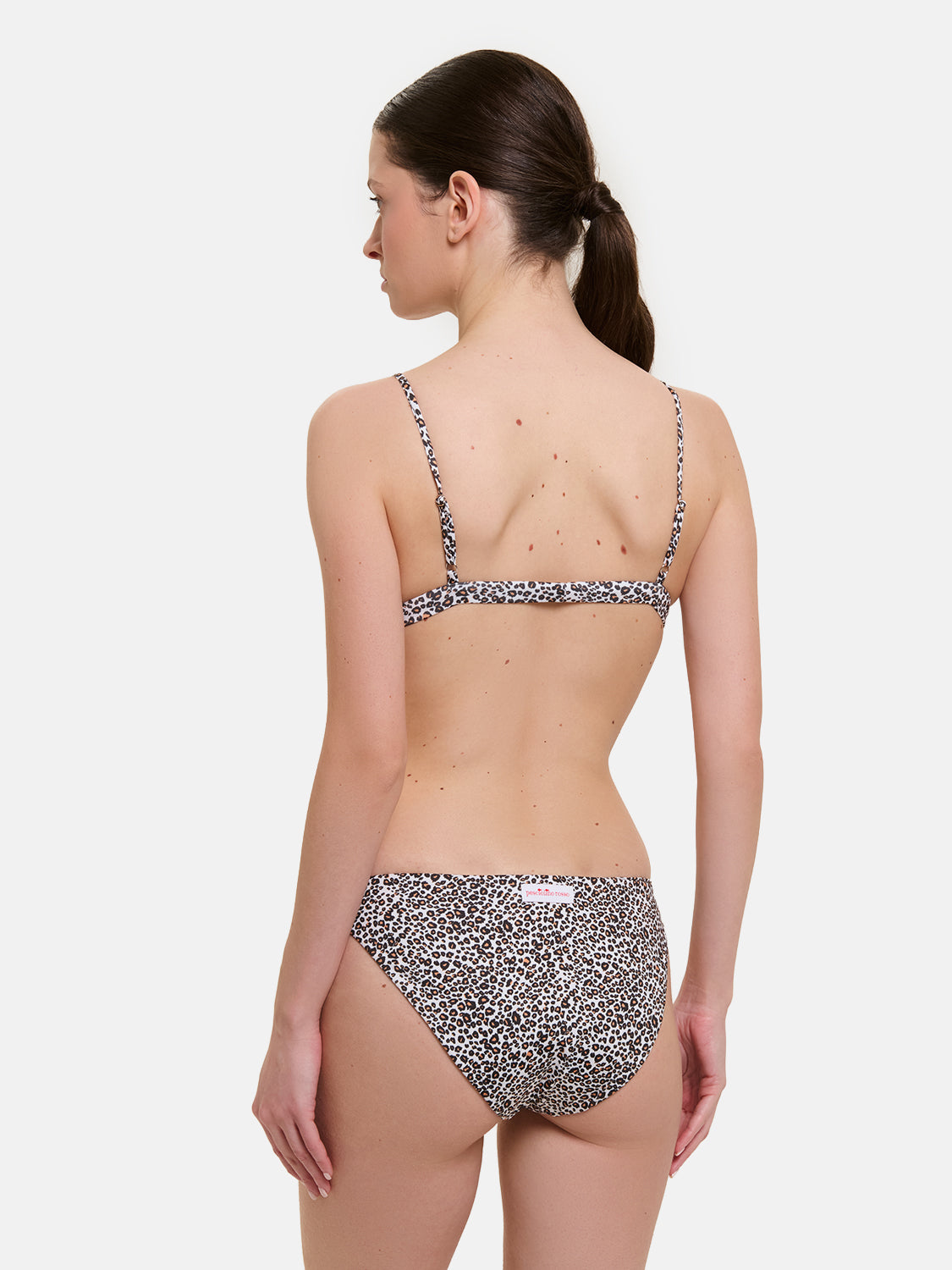 Bikini Donna Triangolo Fisso Slip Classico Lycra Micro Macu