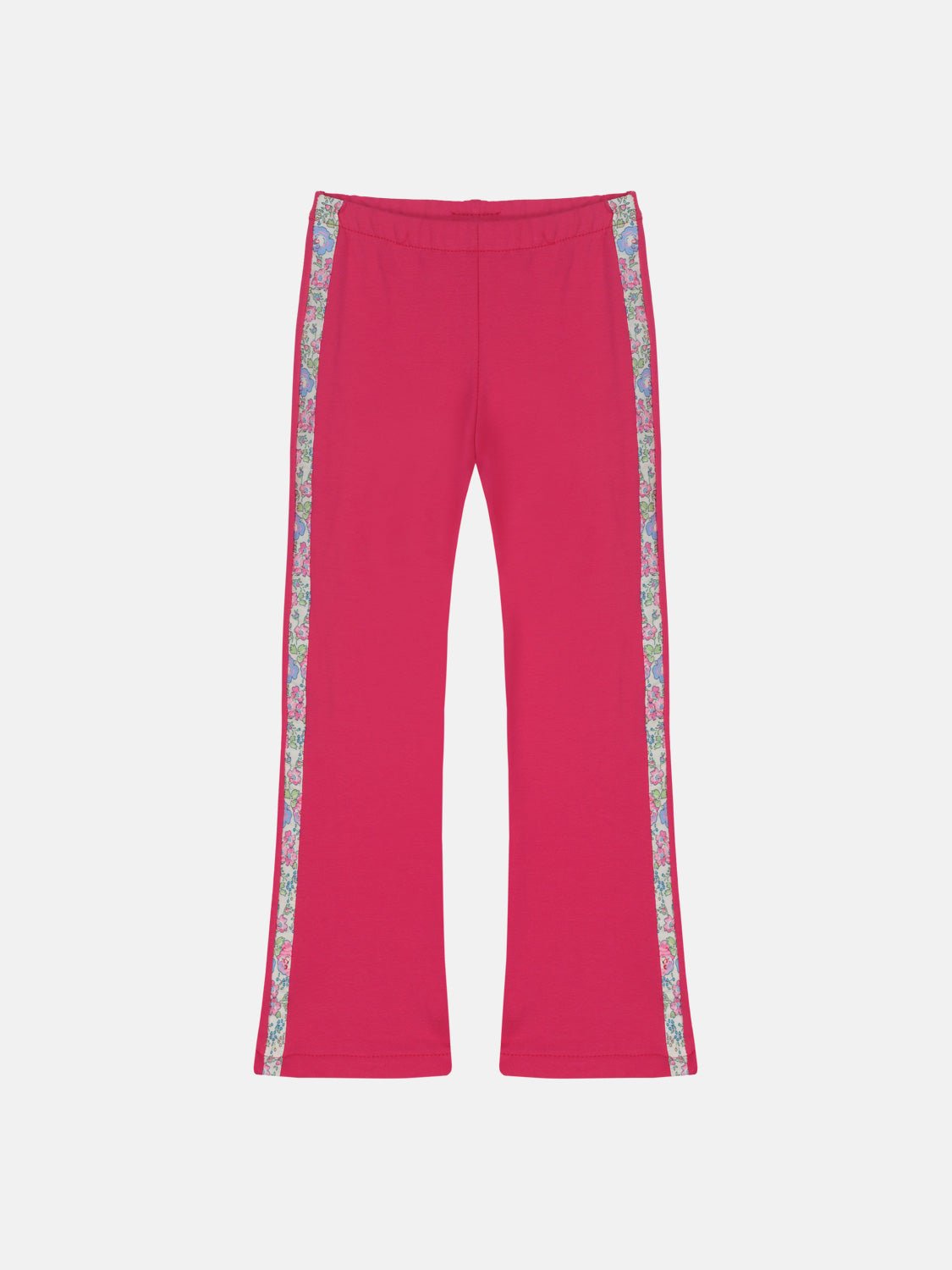 Pantalone Zampa Felpa Fuxia New