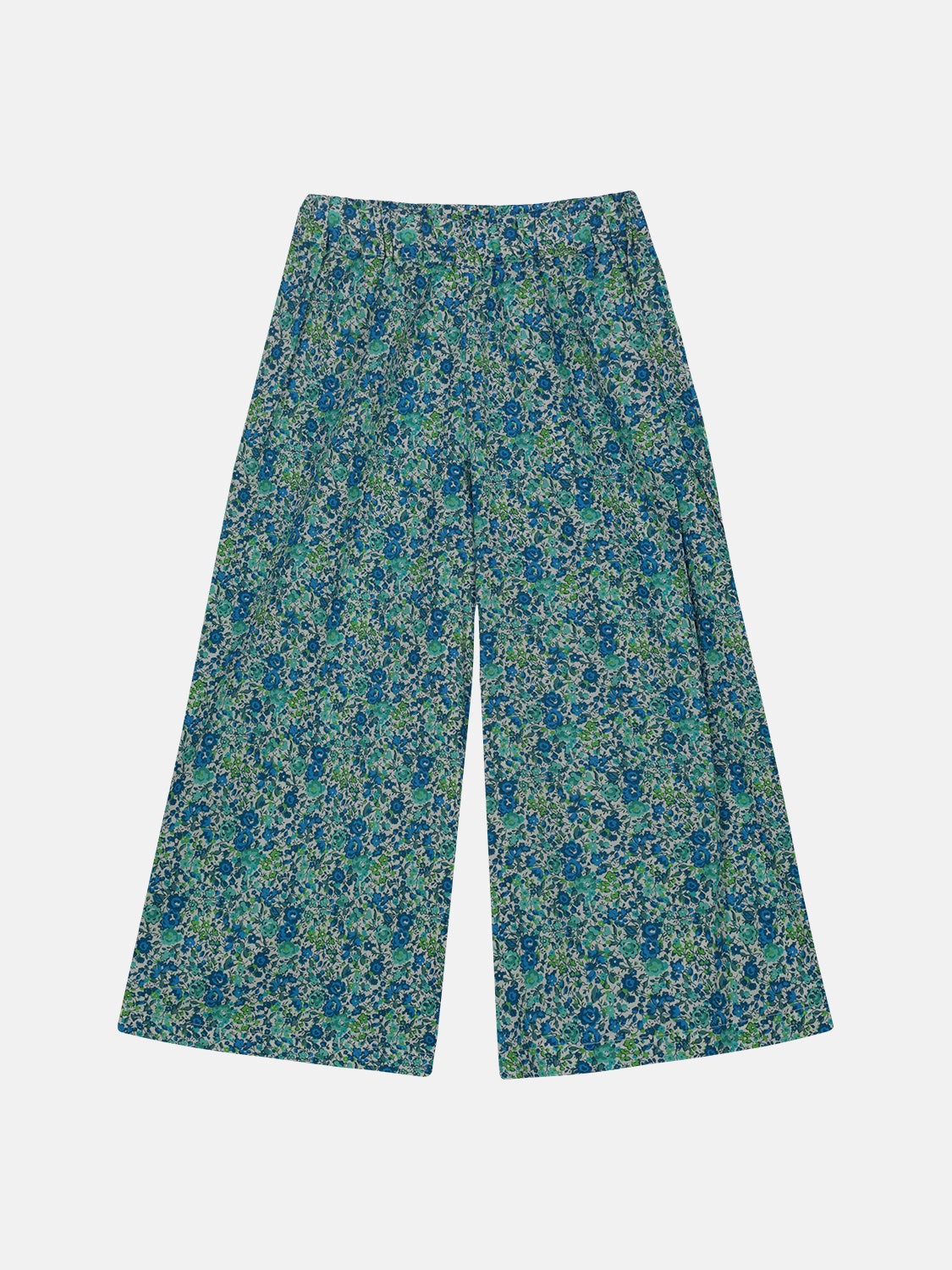 Pantalone Palazzo Bambina Liberty Emma Verde Acqua