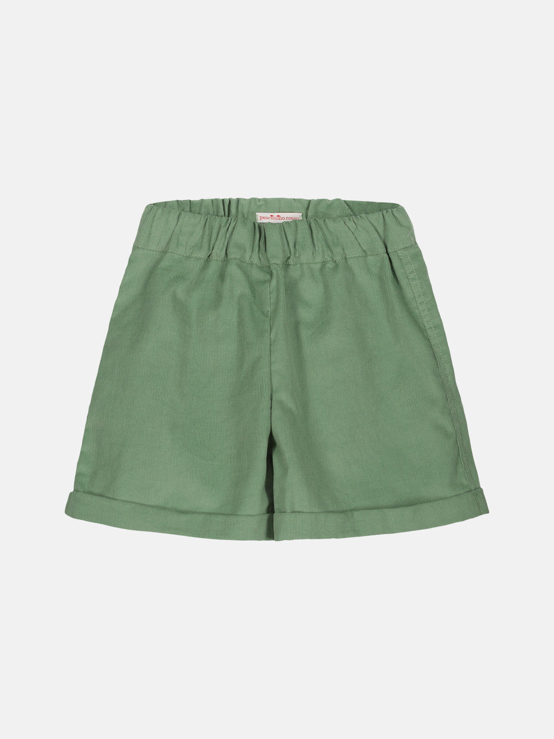 Shorts Velluto Salvia