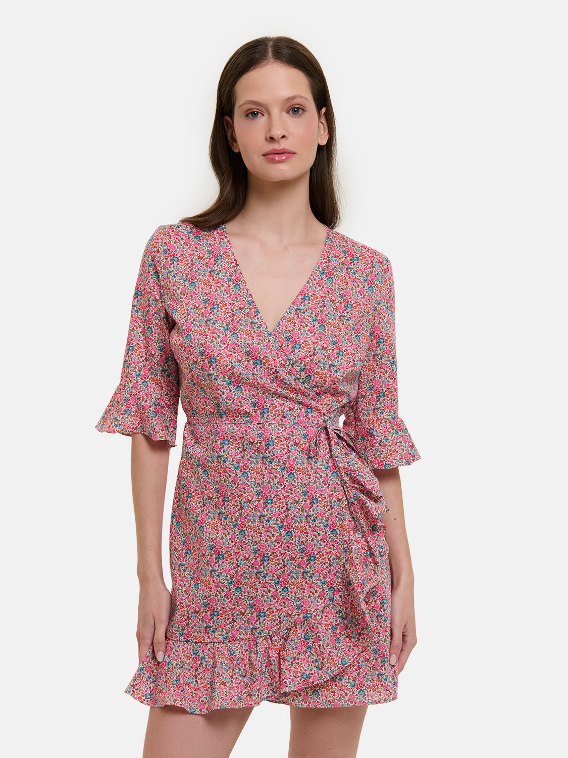 Abito Portafoglio Donna Liberty Emma Fuxia Petrolio