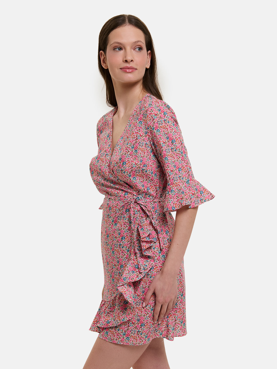 Abito Portafoglio Donna Liberty Emma Fuxia Petrolio