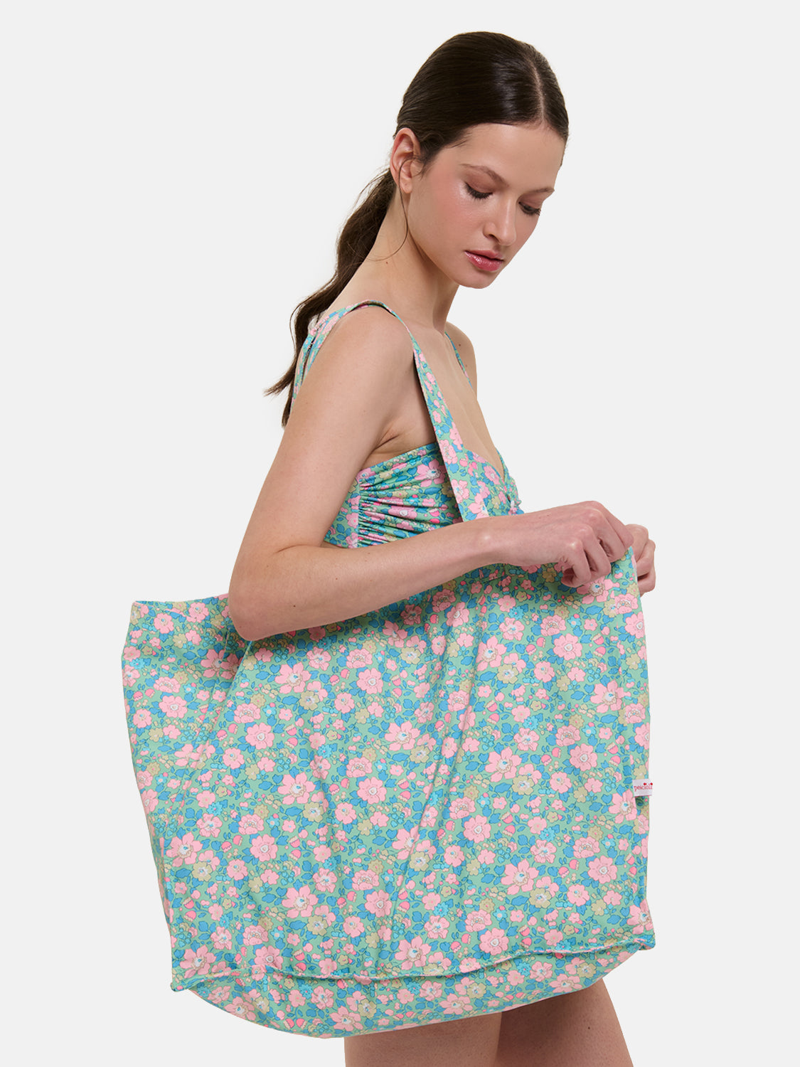 Borsa Mare Liberty Betsy Verde Rosa