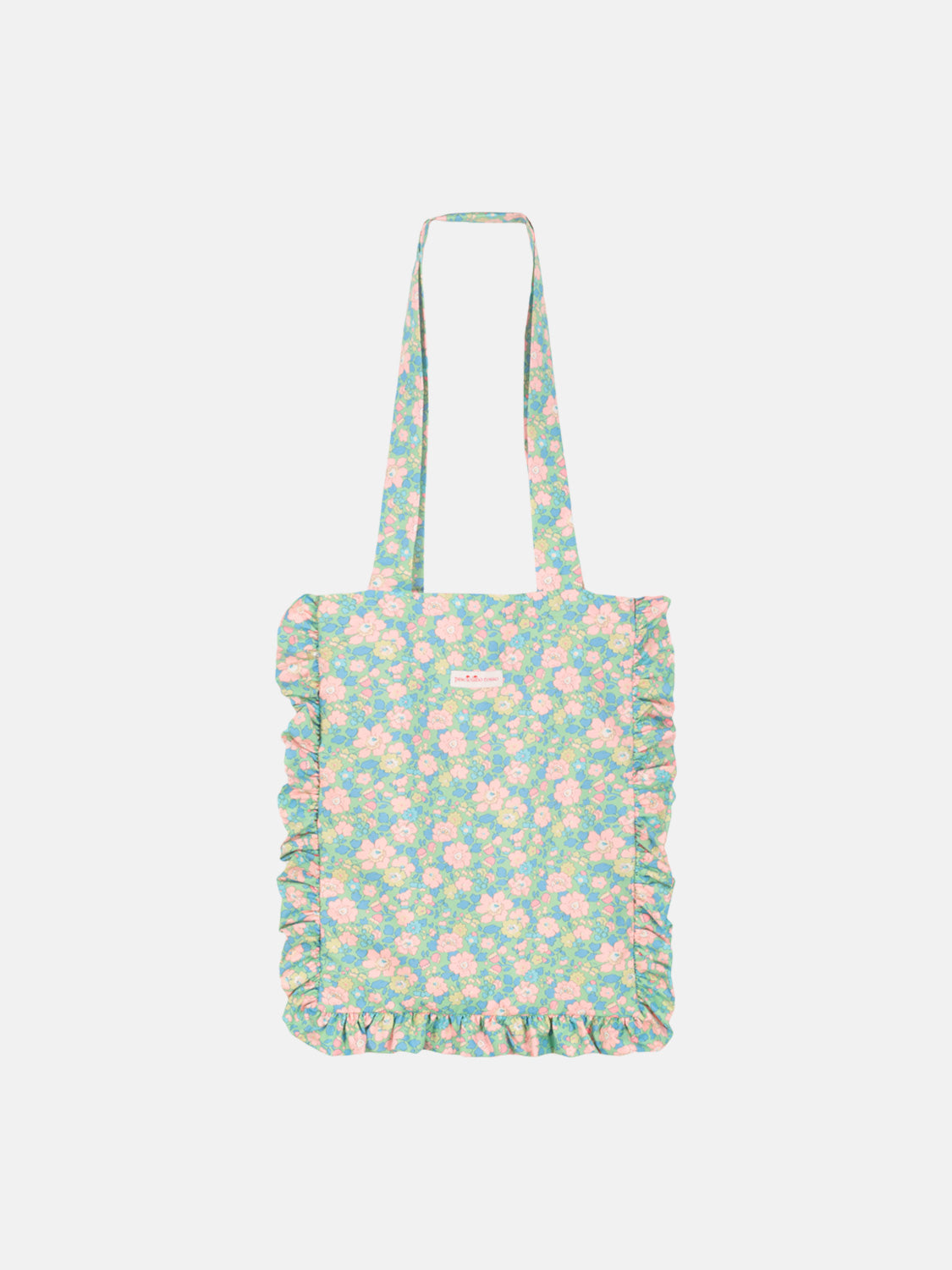 Borsa Mare Rouche Liberty Betsy Verde Rosa