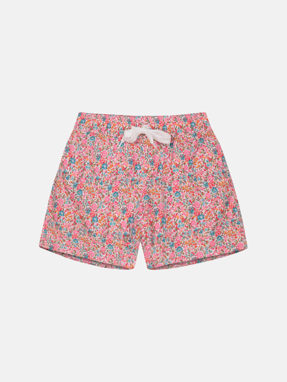 Costume Bambino Tessuto Tecnico a pantaloncino Emma Fuxia Petrolio