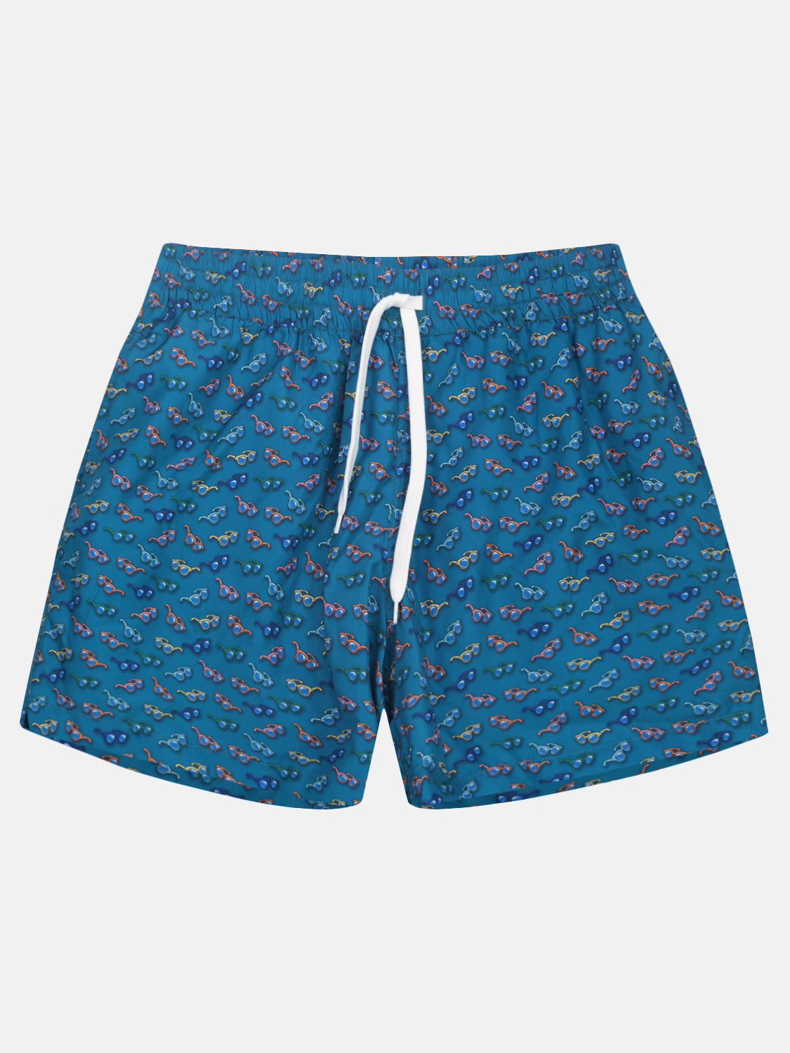 Costume Tessuto Tecnico Uomo Lacci Occhialini Blu