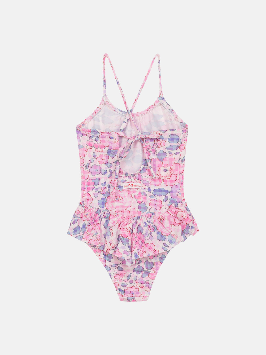 Intero Bambina Balza Lycra Liberty Betsy Vichy