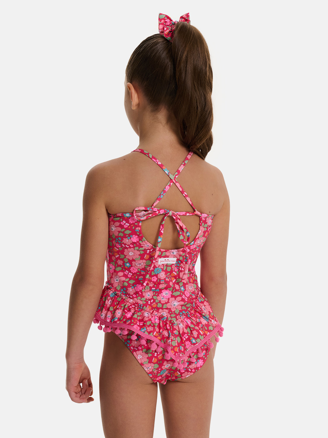Intero Bambina Balza PonPon Liberty Betsy Lampone