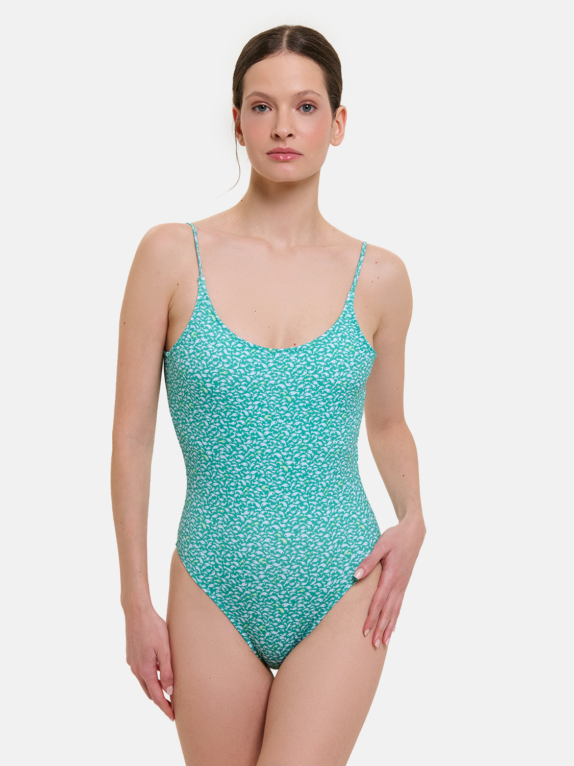 Intero Classico Donna Lycra Liberty Pesciolini Menta