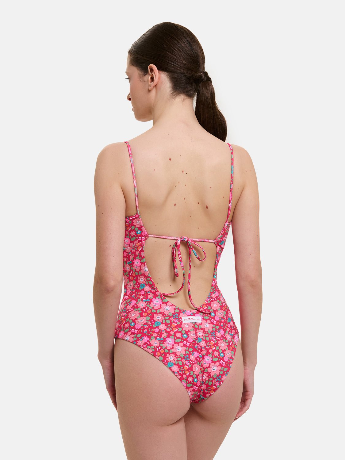 Intero Donna Nodo Lycra Liberty Betsy Lampone