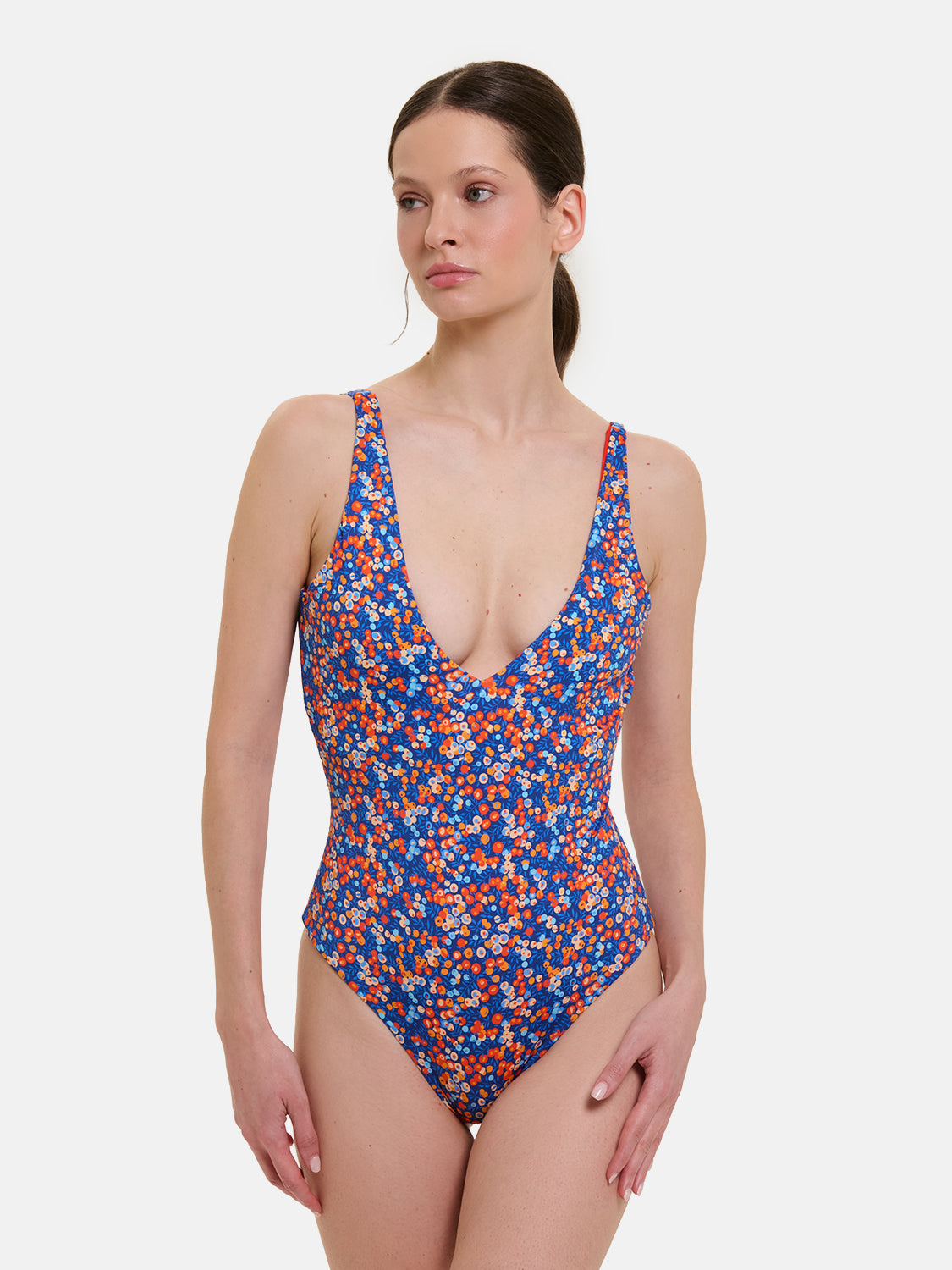 Intero Scollo Profondo Donna Lycra Liberty Wiltshire Royal