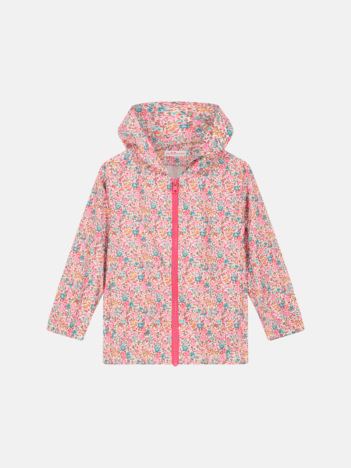 Giacca Antivento Liberty Gender Free Emma Fuxia Petrolio