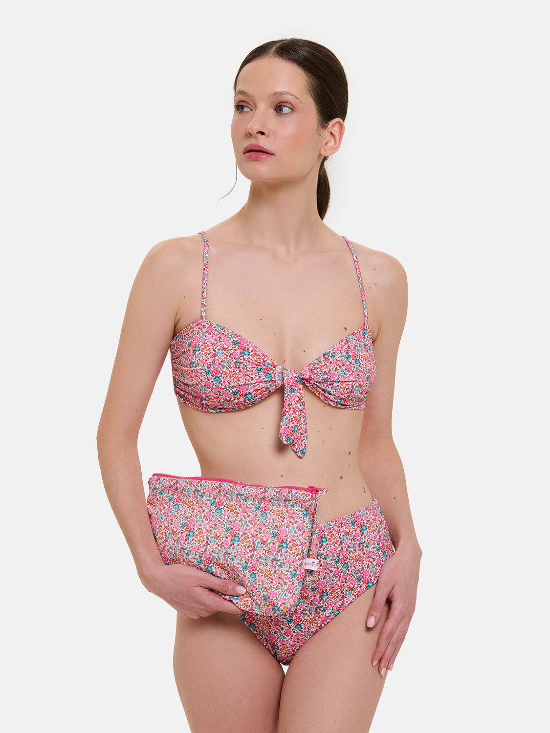 Pochette Mare Liberty Emma Fuxia Petrolio