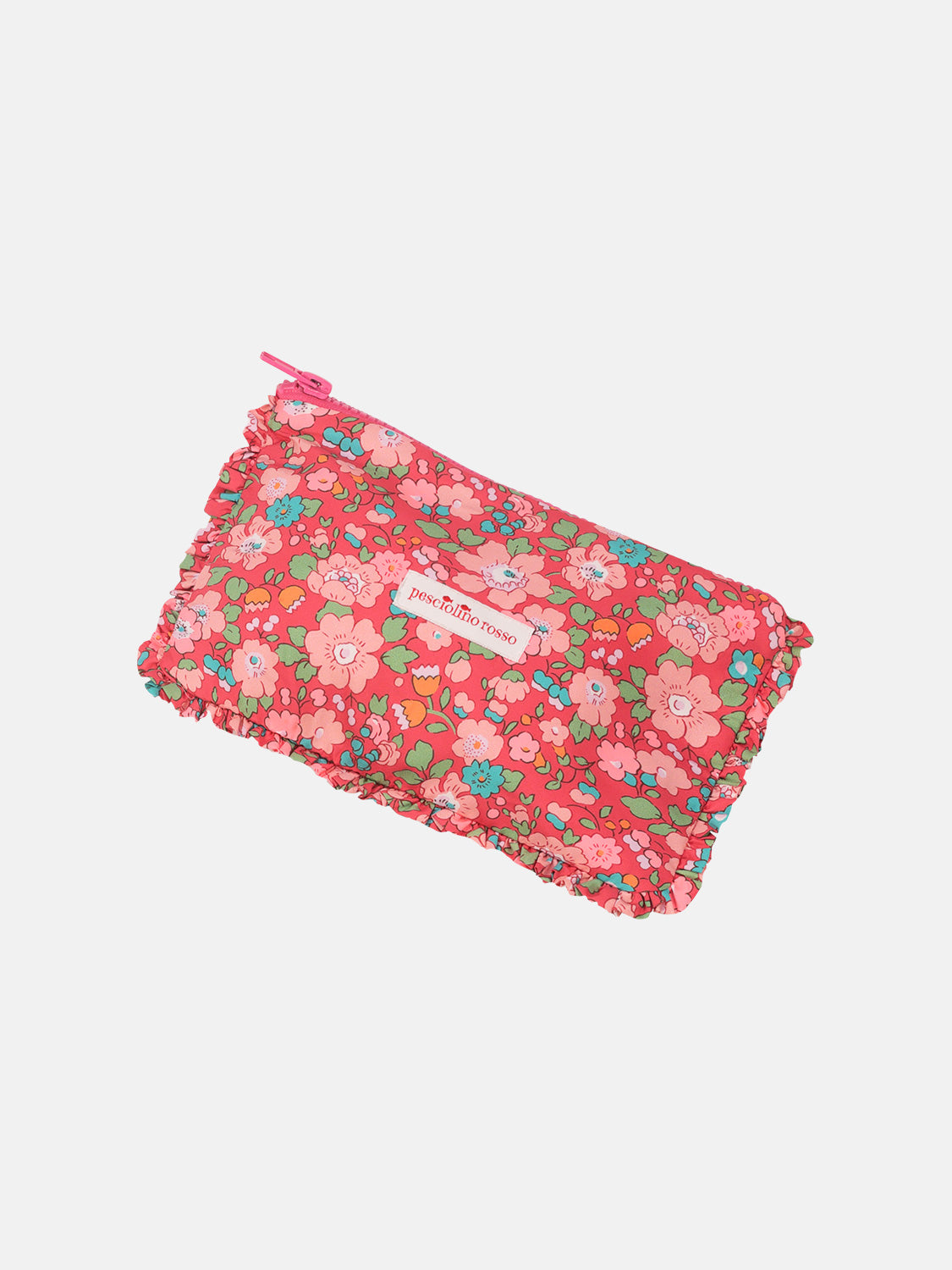 Pochette Mare Mini Rouches Liberty Betsy Lampone