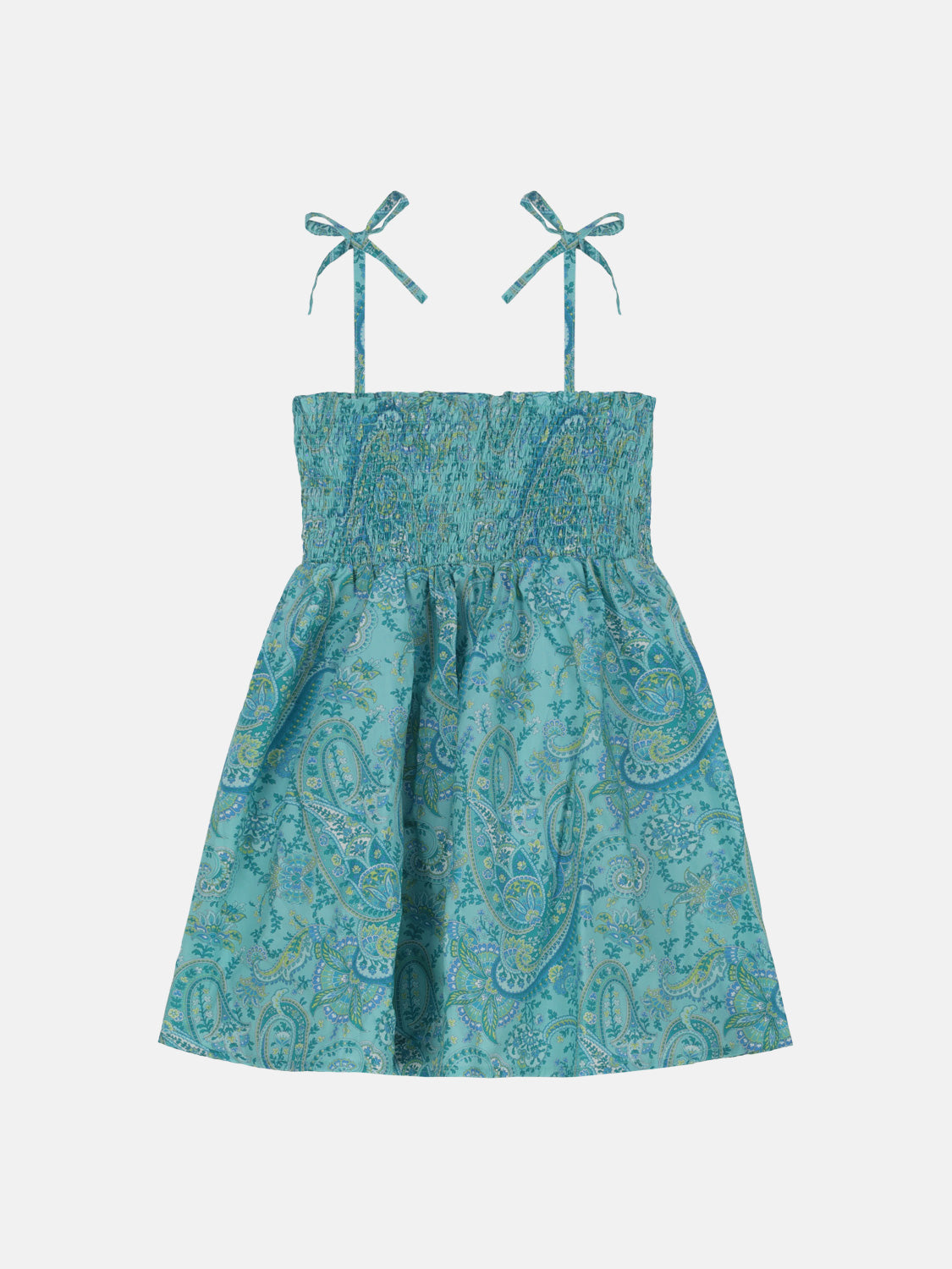 Prendisole Liberty Cashmere Verde Acqua