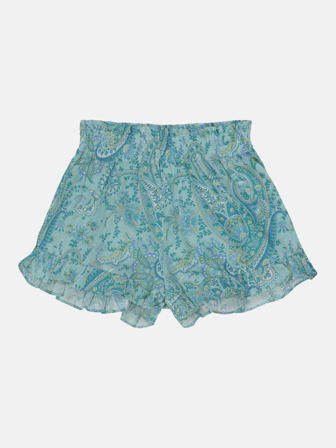 Shorts Farfalla Liberty Cashmere Verde Acqua