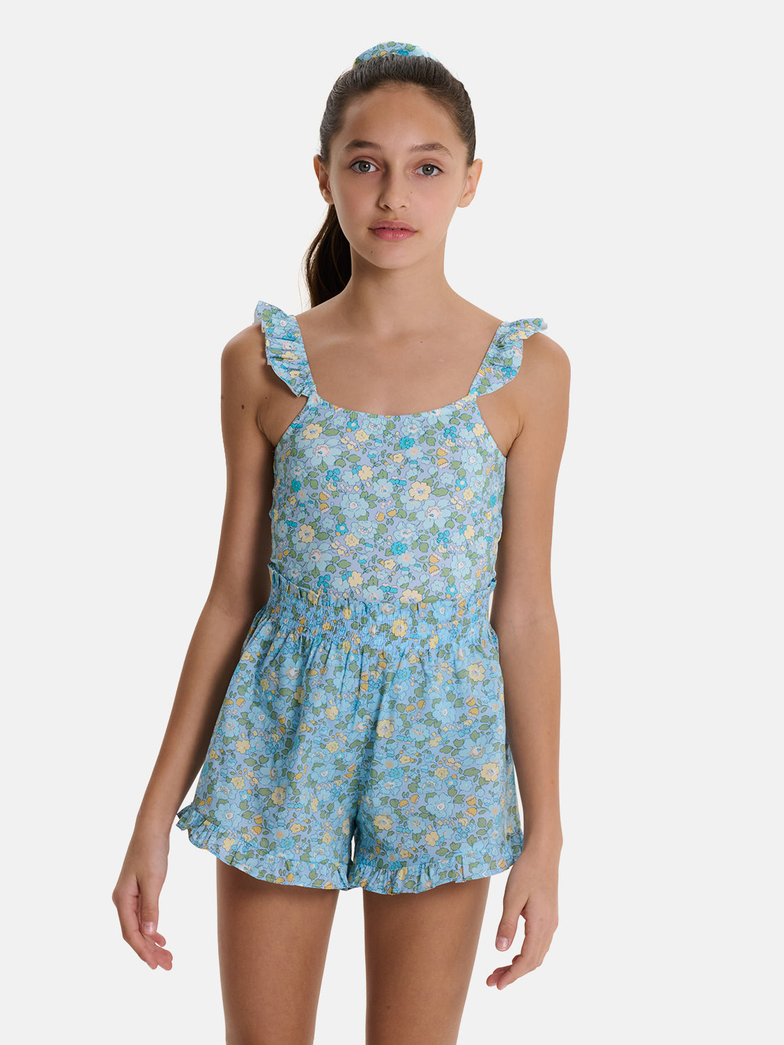 Shorts Farfalla Liberty Betsy Azzurro