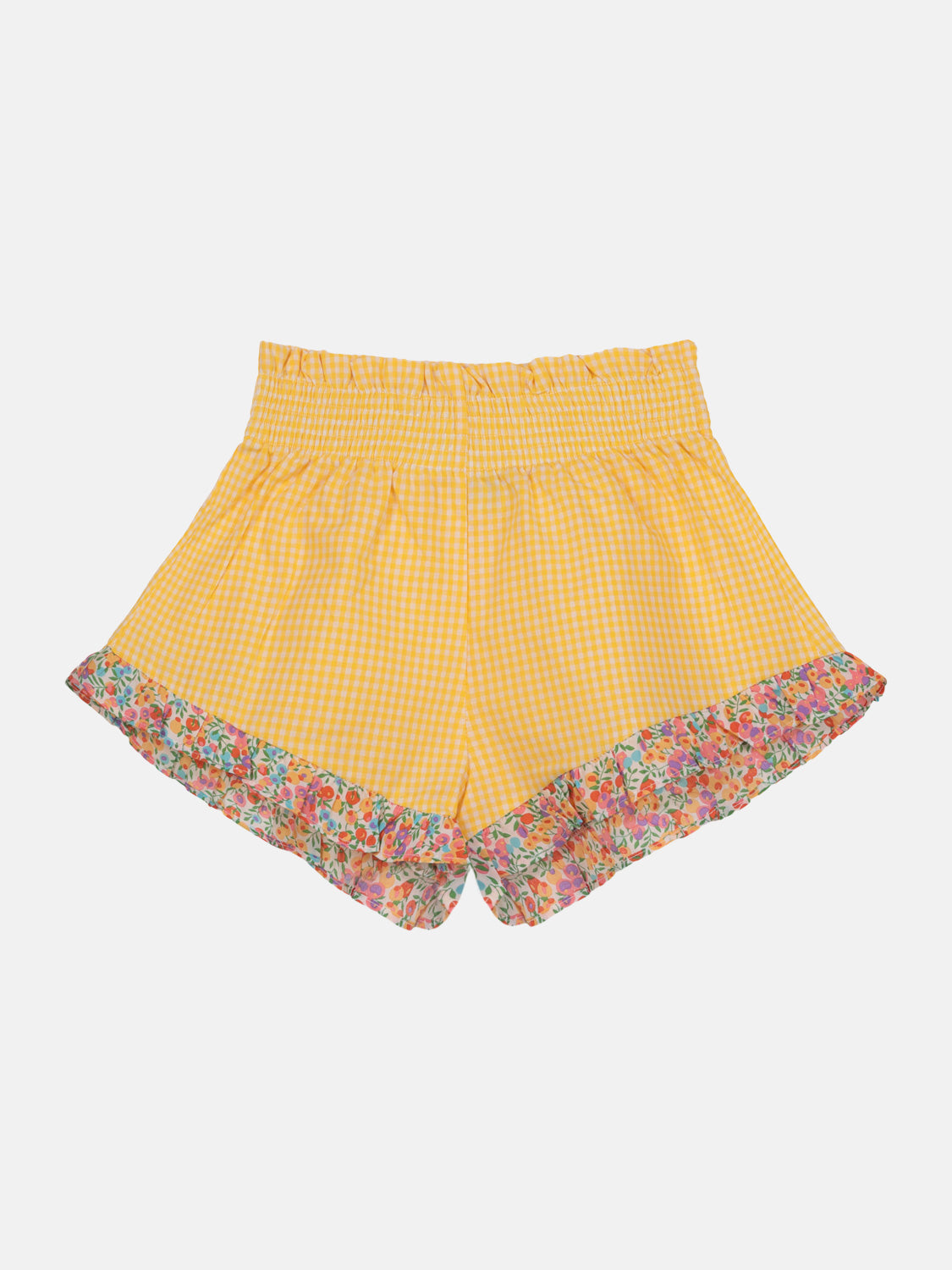 Shorts Farfalla Patchwork Liberty Wiltshire Arancio