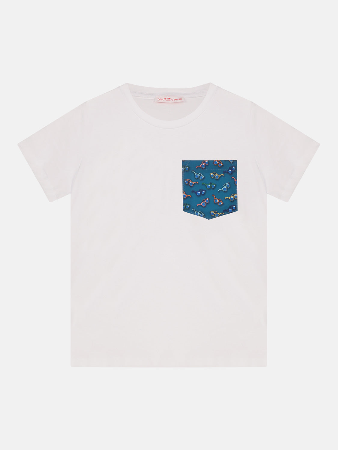 T-Shirt Bambino Occhialini Blu