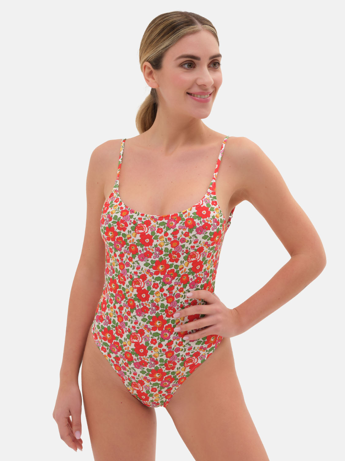 One Piece Lycra Liberty Betsy Red