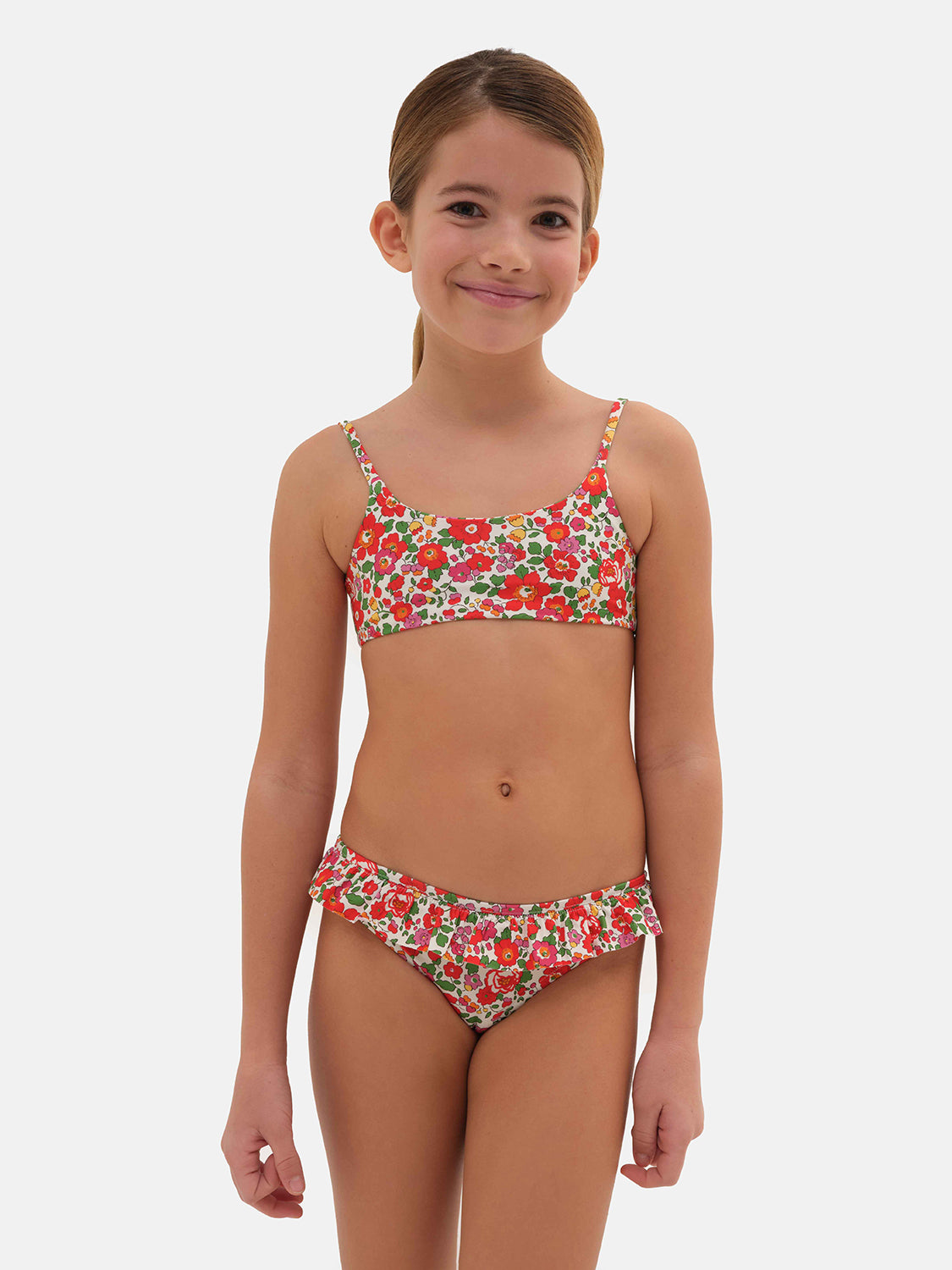 Top Lycra Liberty Betsy Rosso