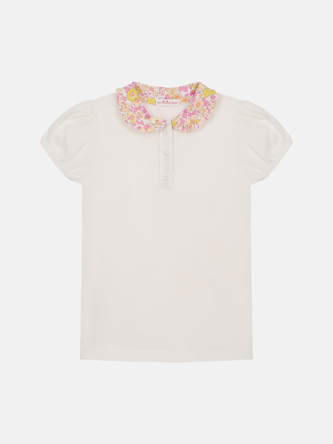 Polo Colletto Liberty Betsy Giallo