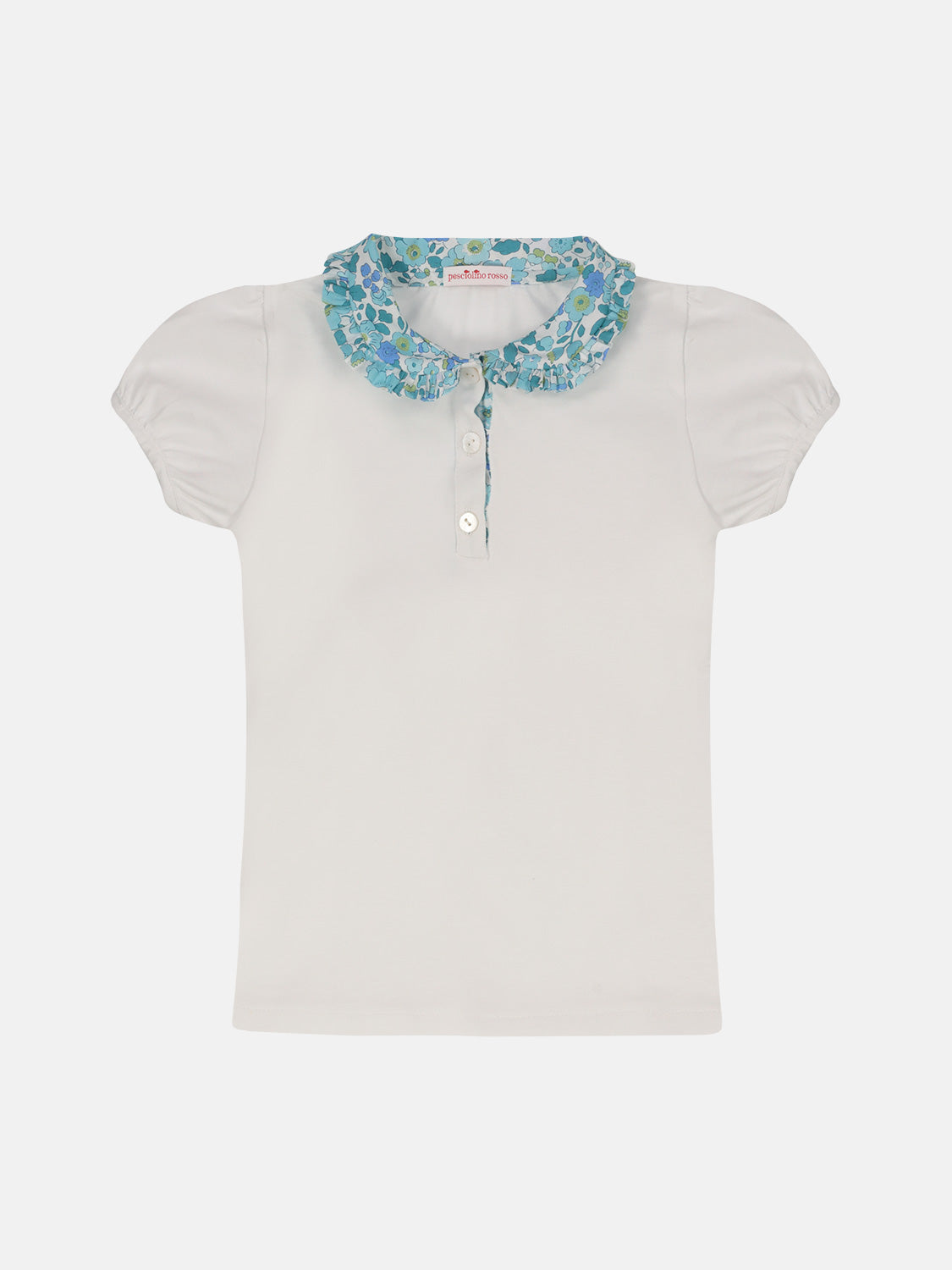 Polo Colletto Liberty Betsy Menta