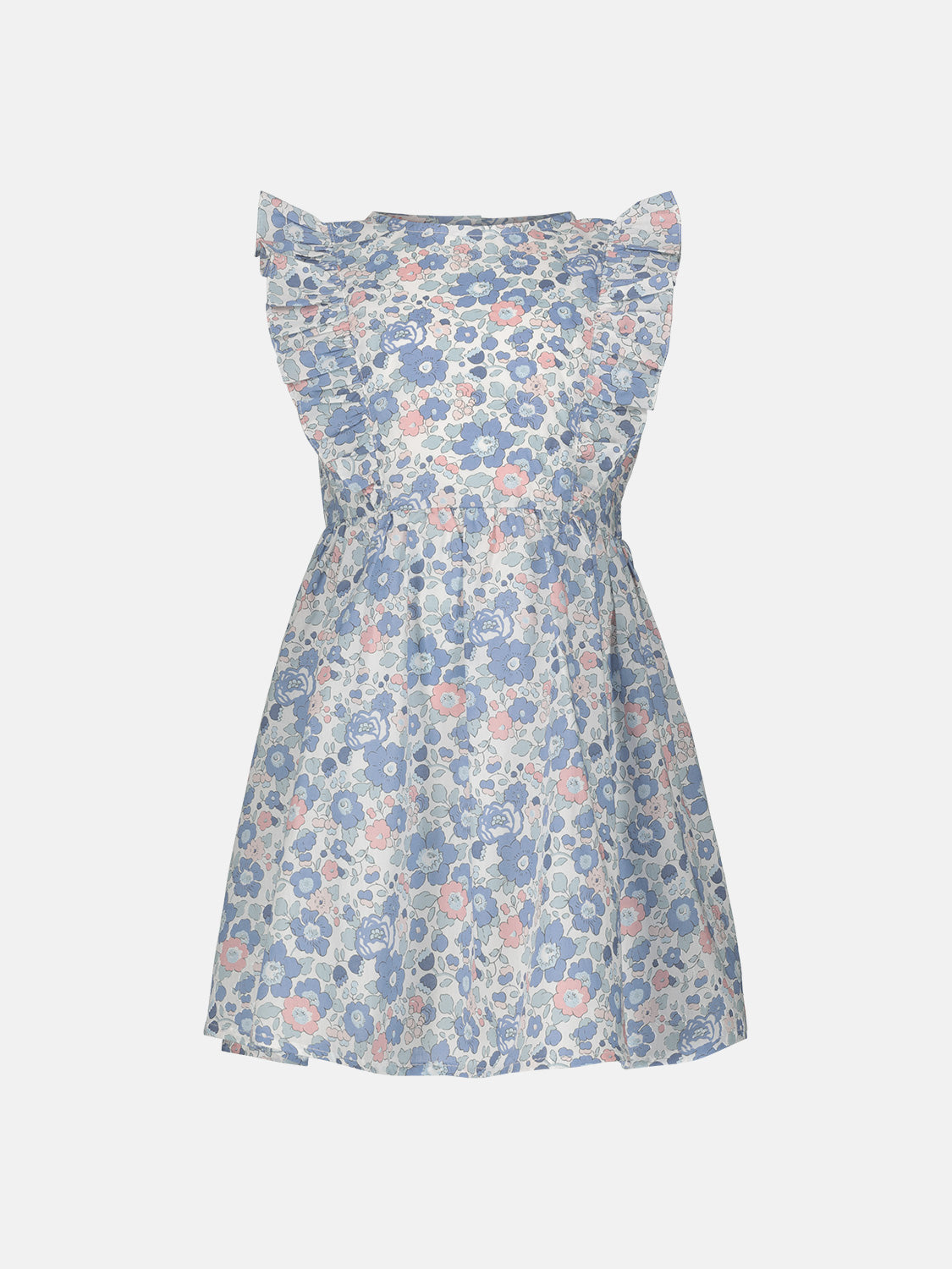 Rouches Liberty Betsy Blue Dress