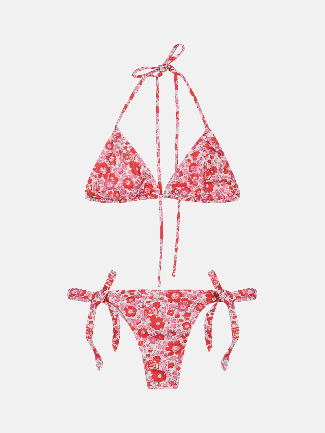 Bikini Triangolo Lycra Liberty Betsy Rosso New