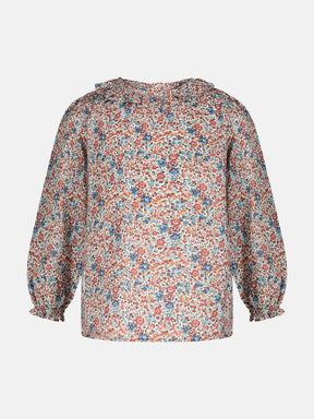 Blouse W/rouche Liberty Emma Brown