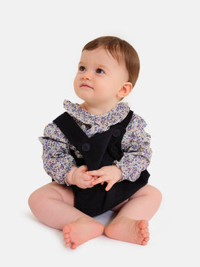 Blusa Neonata C/Rouche Liberty Wiltshire Purple