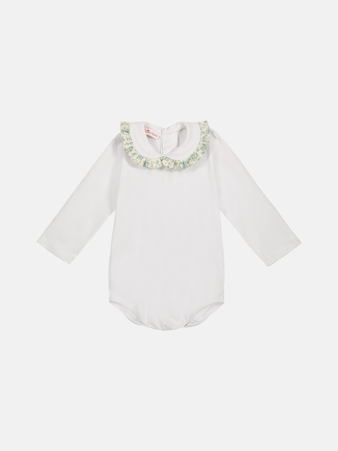 Body Neonata M/Lunga Colletto Cotone Azzurro Provenzale
