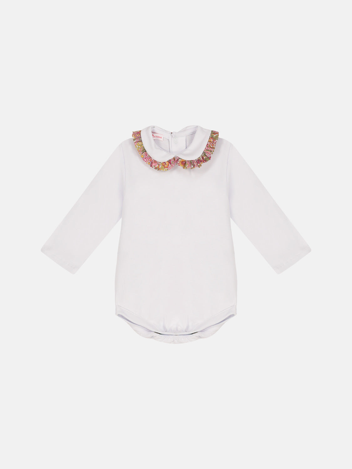 Body Neonata M/Lunga Colletto Liberty Metallic Gold