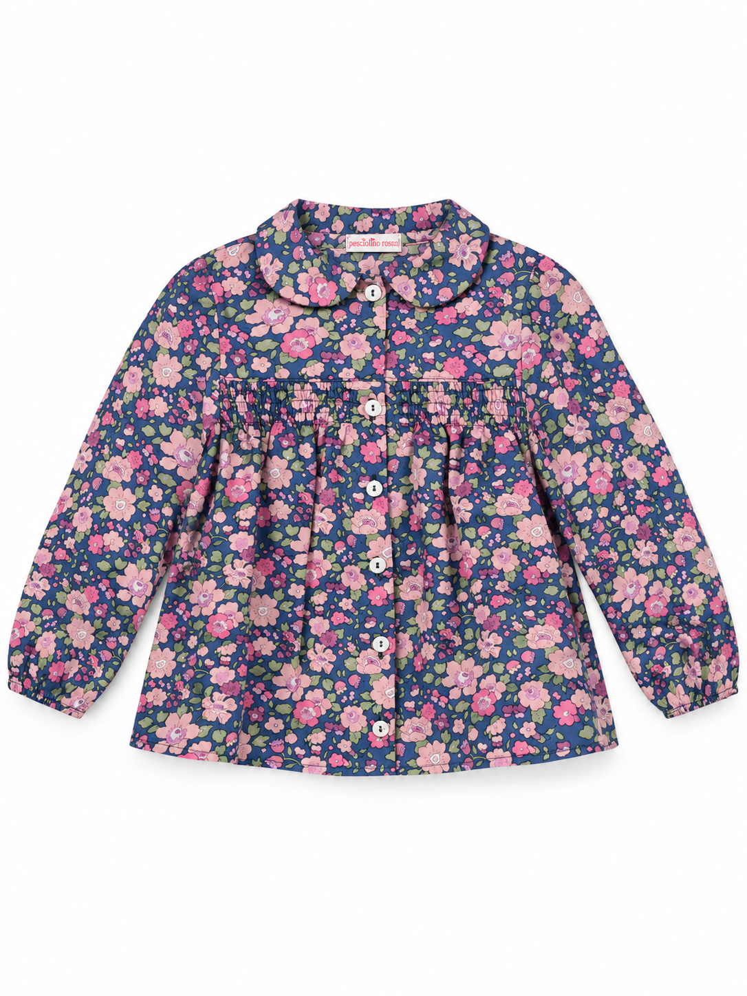 Camicia P.Smock M/Lunga Bambina Liberty Betsy Meadow