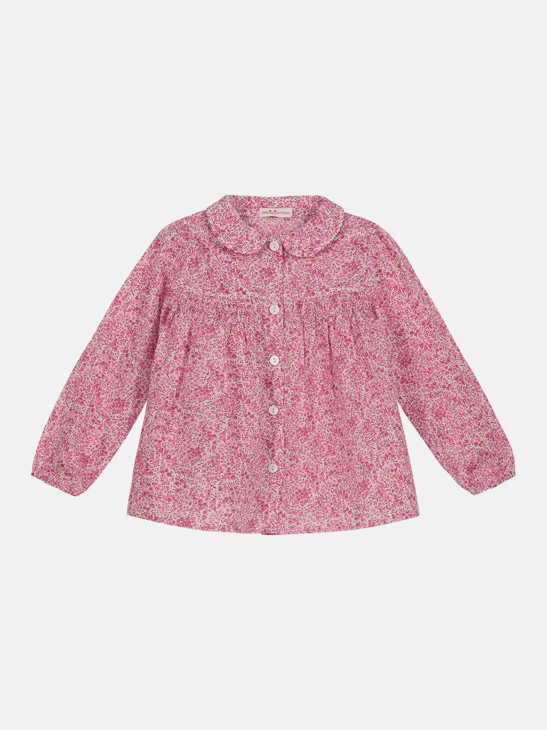 Camicia P.Smock Liberty Wiltshire Bud Fuxia