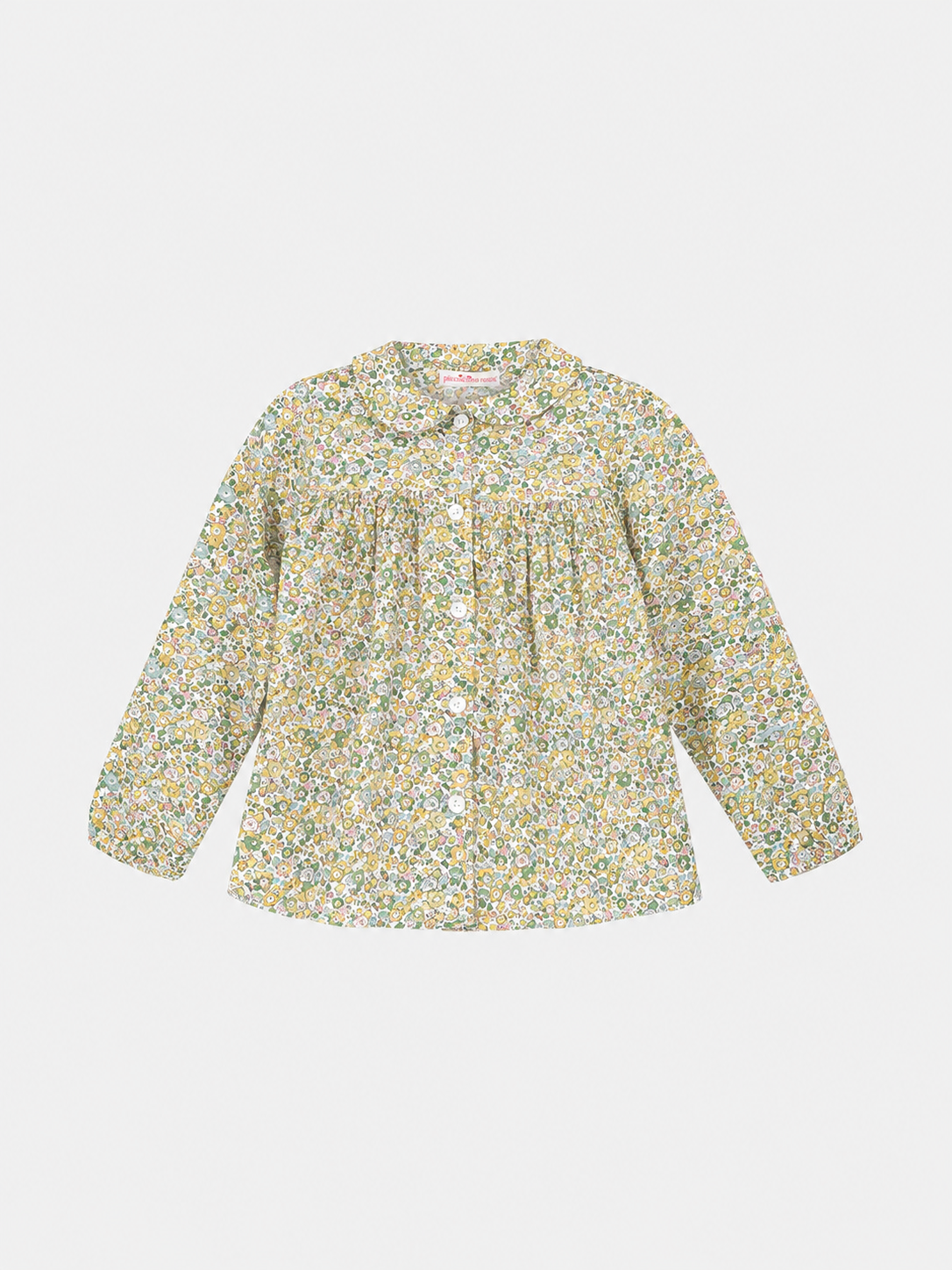 Camicia P.Smock M/Lunga Bambina Liberty Betsy Ann Giallo