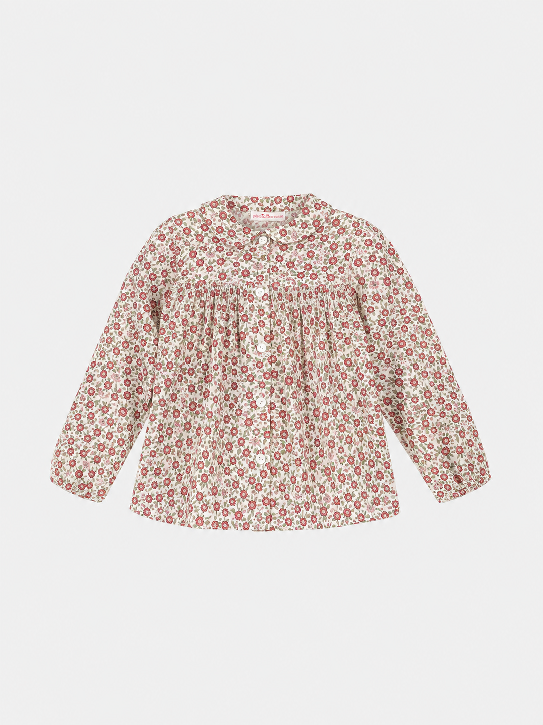 Camicia P.Smock M/Lunga Bambina Liberty Empress Prugna
