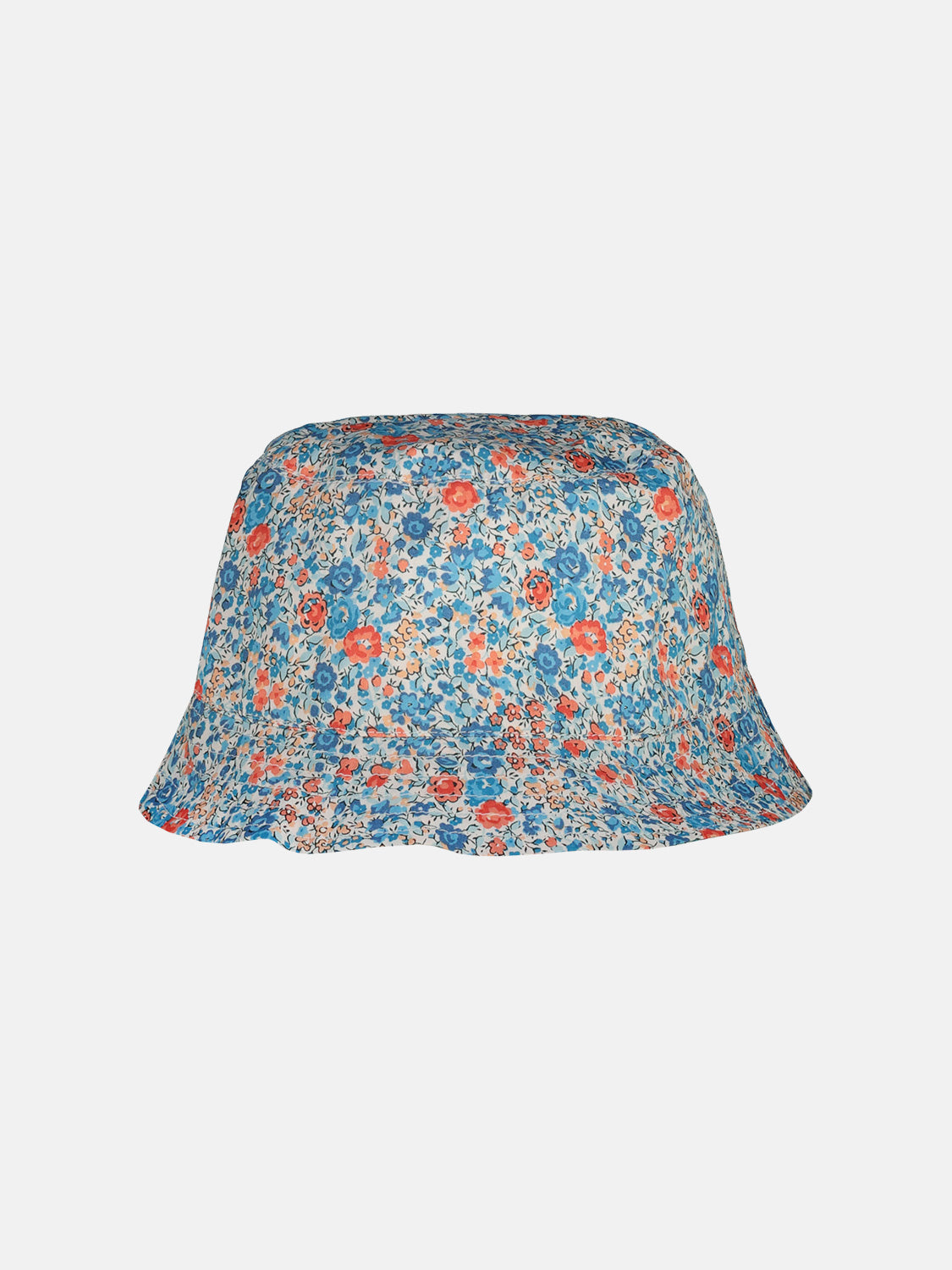 Cappello Pescatora Liberty Fiori Arancio