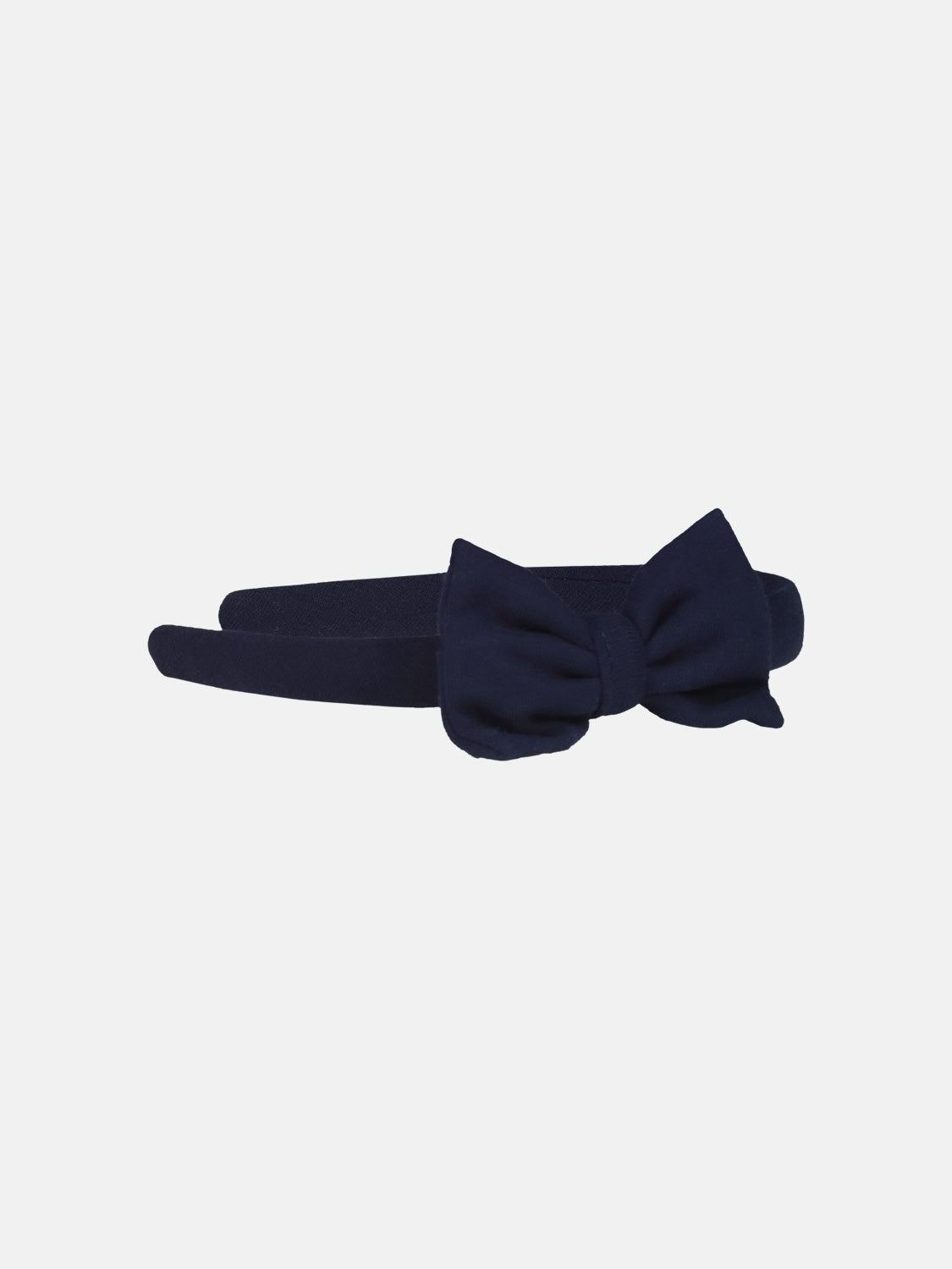 Cerchietto Grande Felpa Navy New