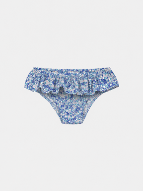 Costume Balza Bambina Liberty Betsy Ann Blu