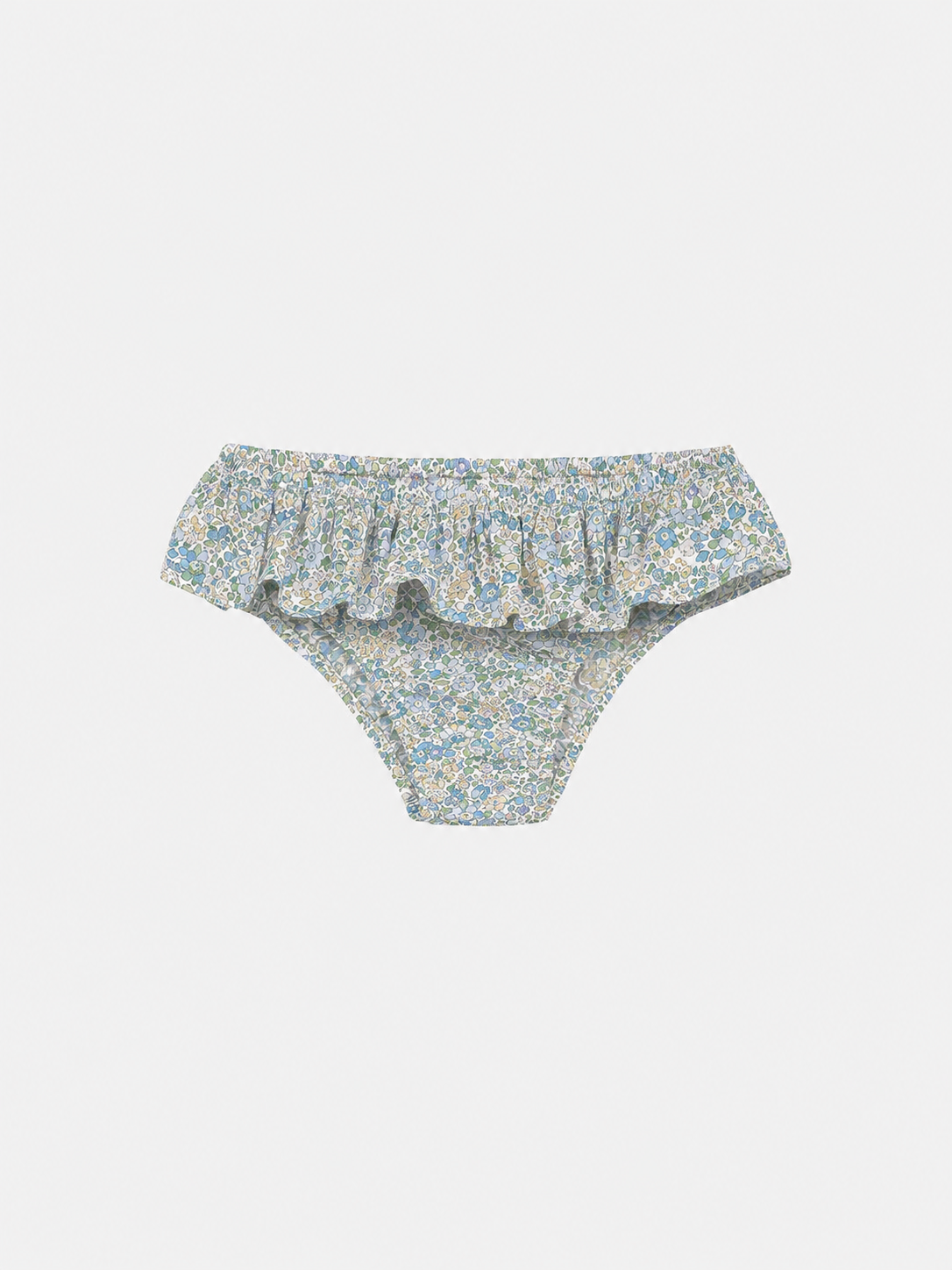Costume Balza Bambina Liberty Metallic Celeste