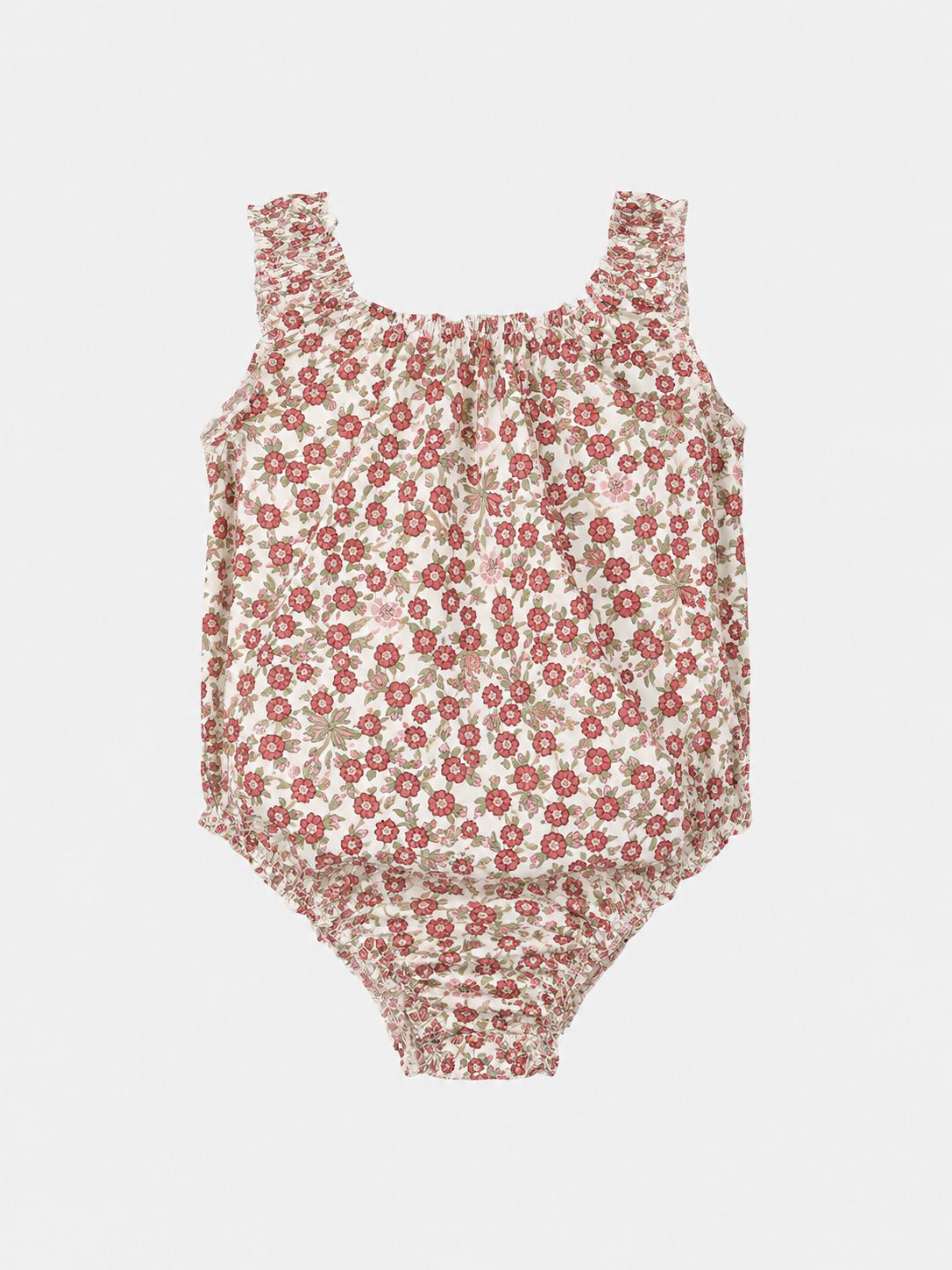Costume Intero Cotone Bambina Liberty Empress Prugna